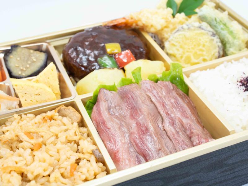 【お弁当デリ限定】熊本県産A5ステーキ洋風御膳「瑠雅」（りゅうが）［52］