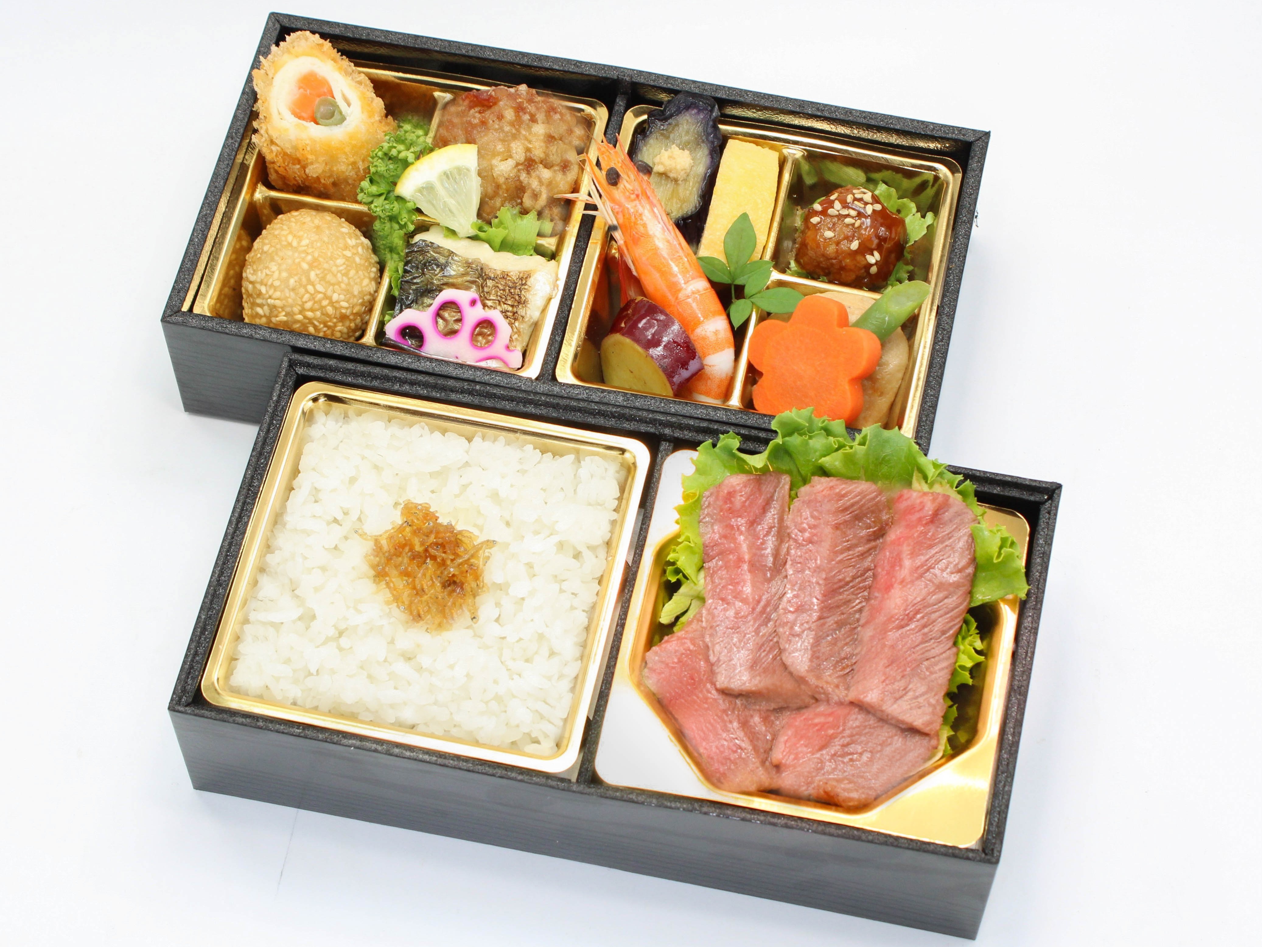 「瑠香」（りゅうこう）熊本県産A5ランクブランド牛「和王」ちりめん山椒ご飯［59‐1］