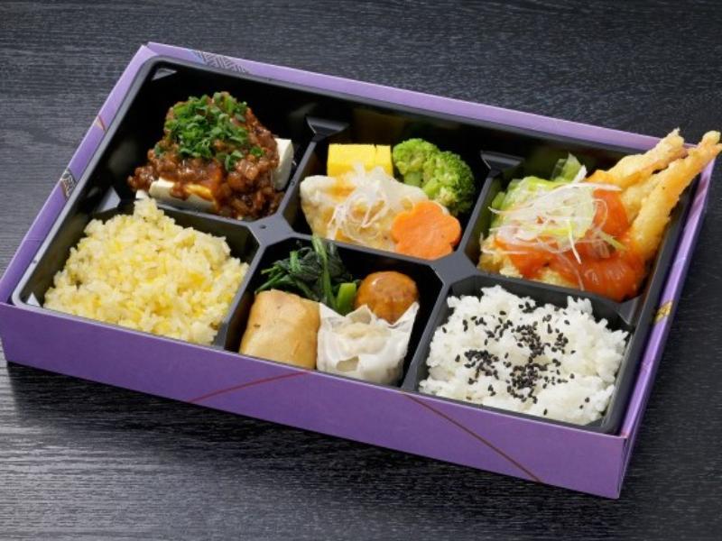 四川風麻婆豆腐と海老のチリソース煮中華御膳