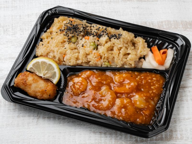 【おこわ弁当】エビチリ