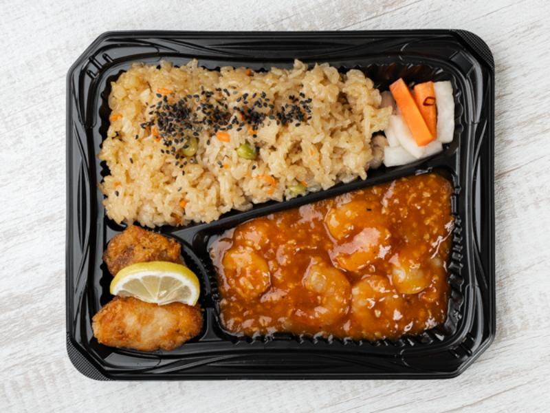 【おこわ弁当】エビチリ