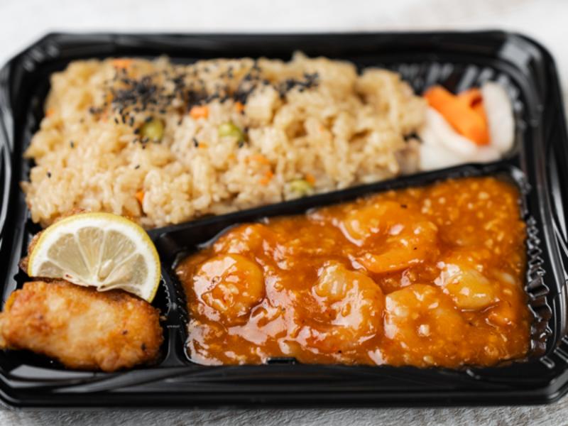 【おこわ弁当】エビチリ