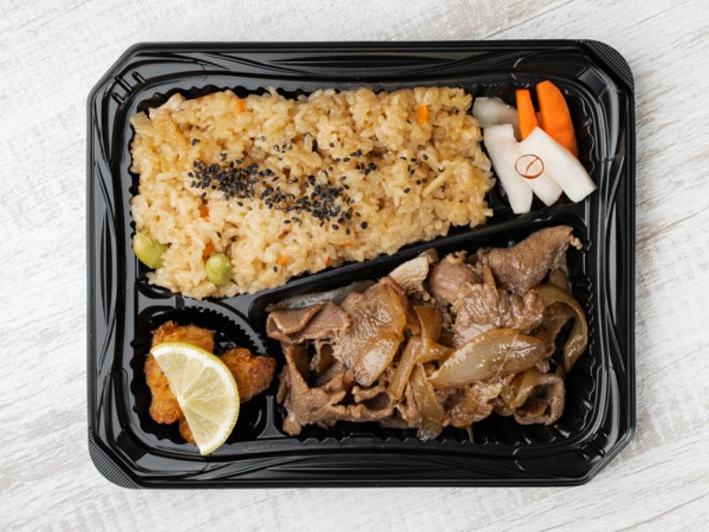 【おこわ弁当】特製生姜焼き