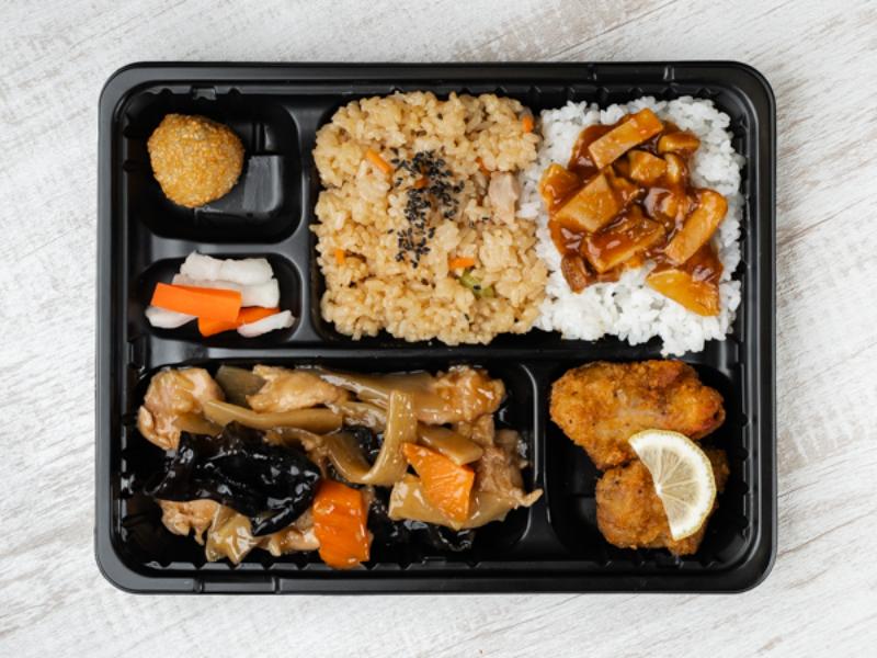 【ご飯2種】鶏肉のオイスターソース炒め