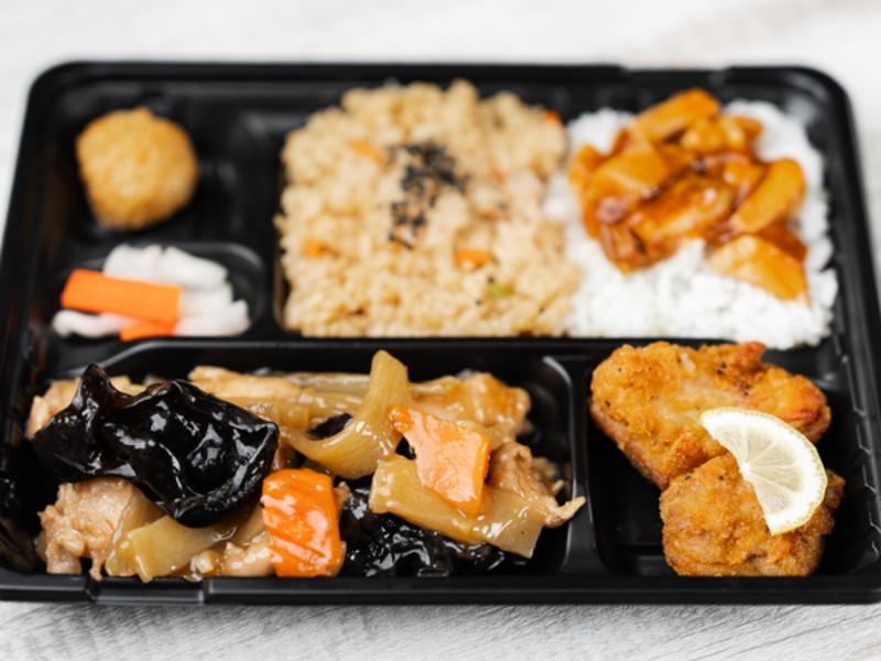 【ご飯2種】鶏肉のオイスターソース炒め