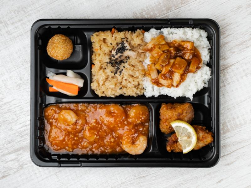 【ご飯2種】エビチリ