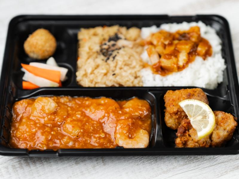 【ご飯2種】エビチリ