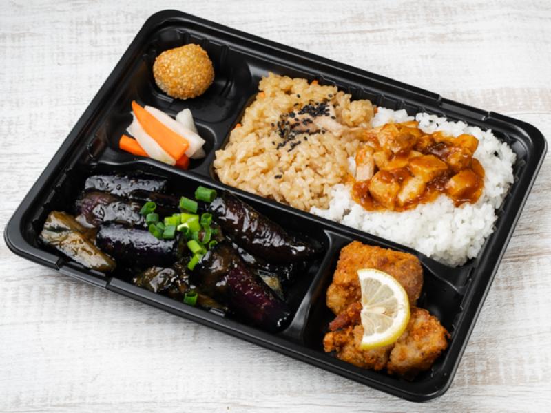 【ご飯2種】麻婆茄子