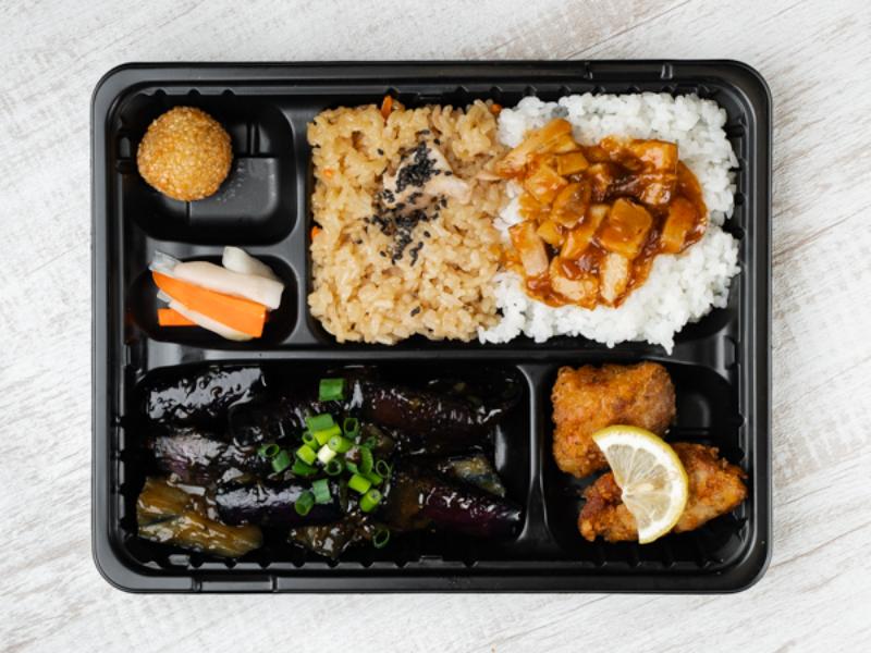 【ご飯2種】麻婆茄子