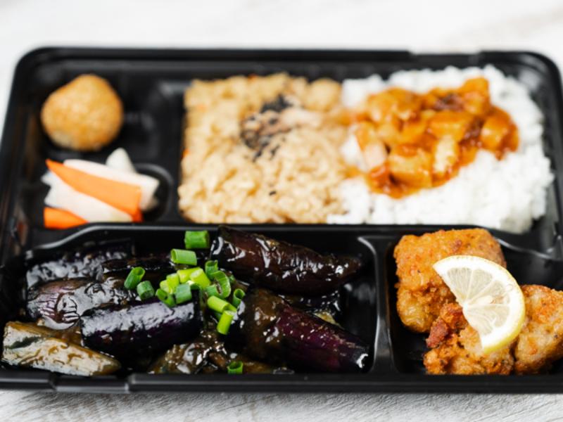 【ご飯2種】麻婆茄子