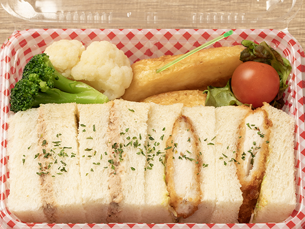 ツナ・チキン味噌カツの２種サンド