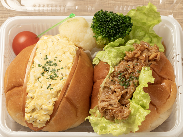 ハム玉子＆照り焼きチキンロールサンド