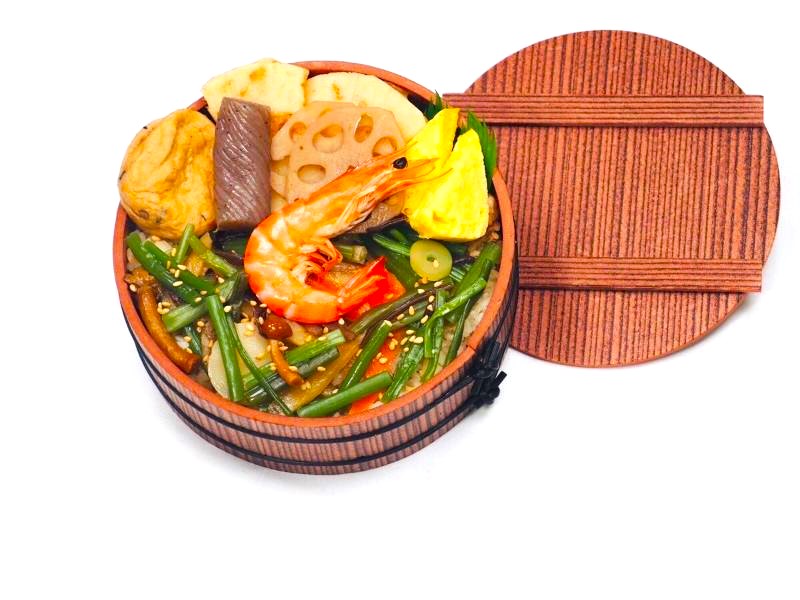 山菜彩り釜めし