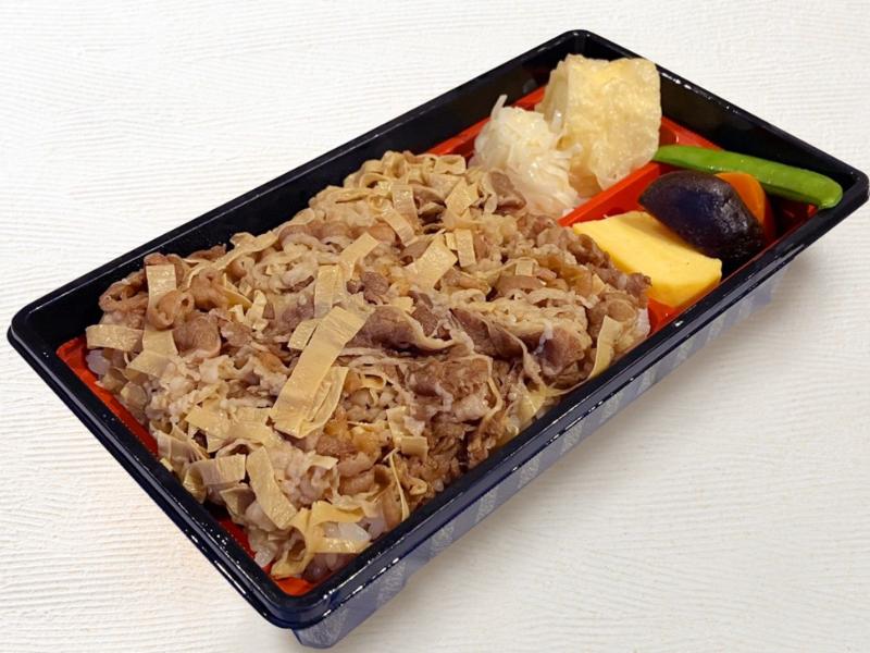 湯葉と牛すき煮弁当