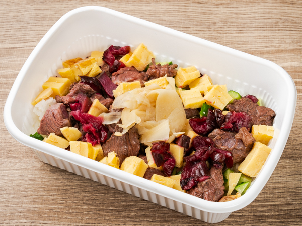 国産牛の肉ちらし