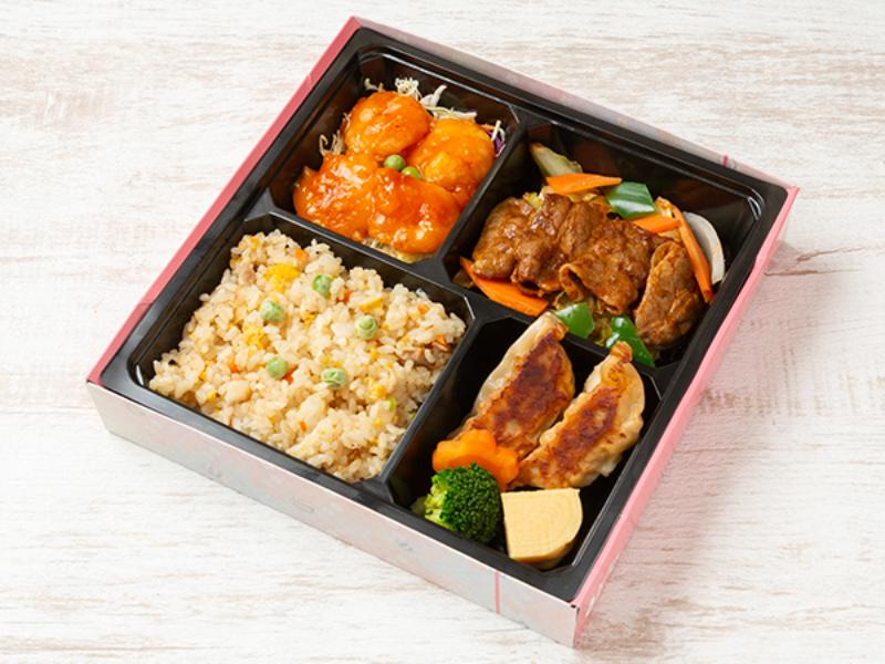 回鍋肉＆エビチリの豪華弁当