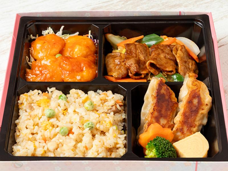 回鍋肉＆エビチリの豪華弁当