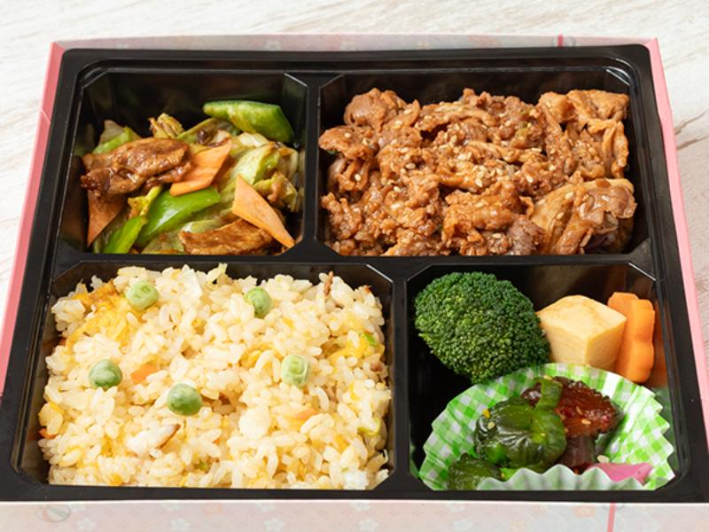 プルコギ焼肉＆旬の野菜炒め豪華弁当