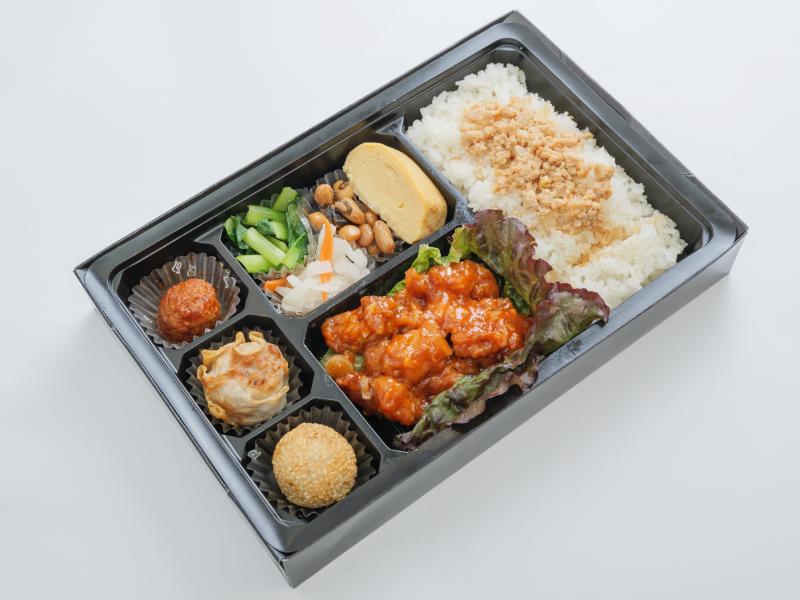 鶏肉のチリソース 幕の内弁当