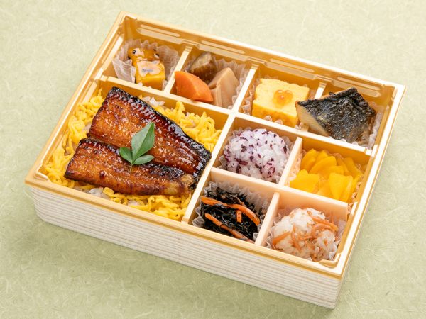 【日本鰻】ミニうな丼と手毬寿司膳