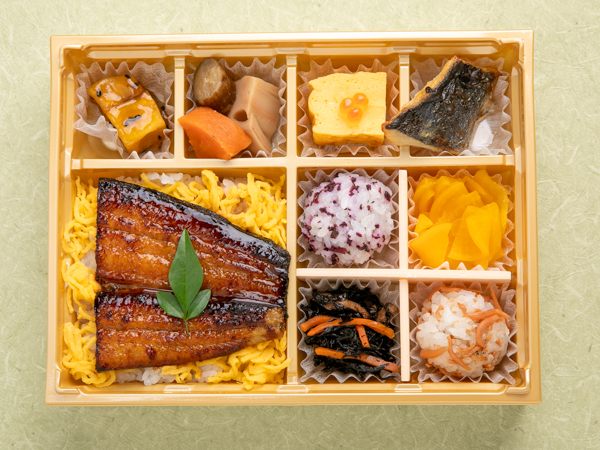 【日本鰻】ミニうな丼と手毬寿司膳