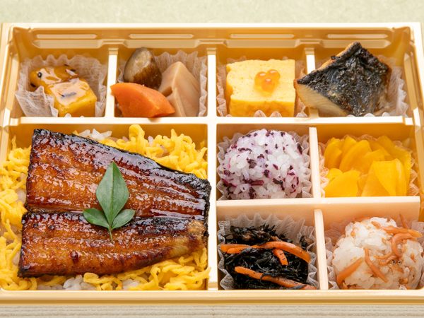 【日本鰻】ミニうな丼と手毬寿司膳