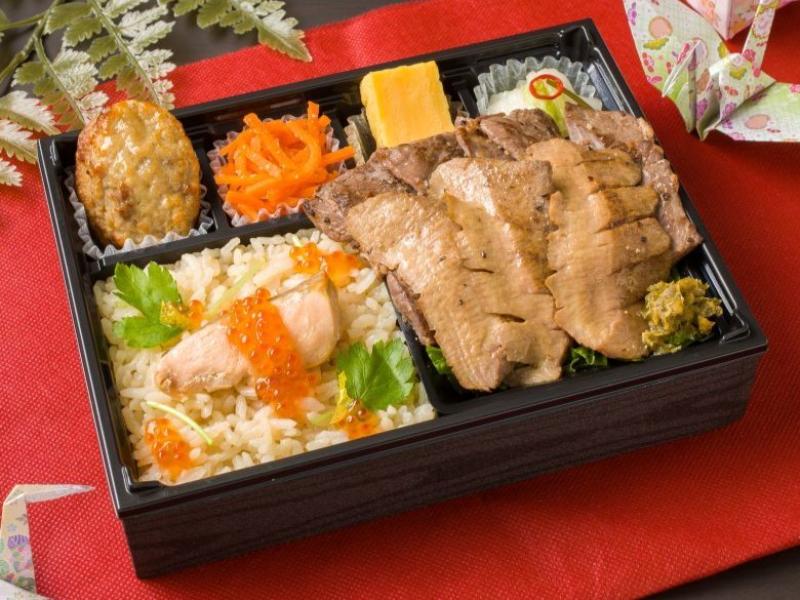 【冬限定】やわらか牛ハラミと味重の昆布締め牛タン南三陸はらこめし弁当