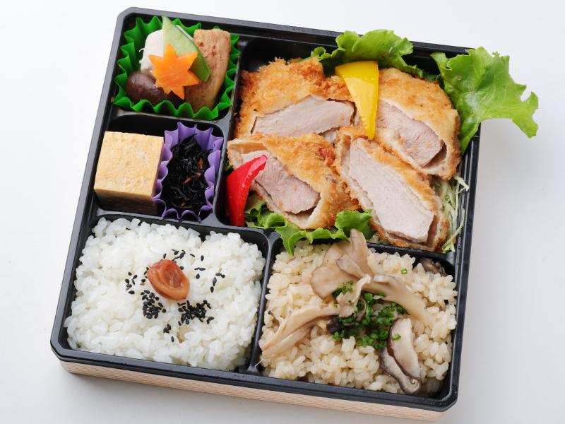 幕の内弁当【ひれかつと季節のご飯】