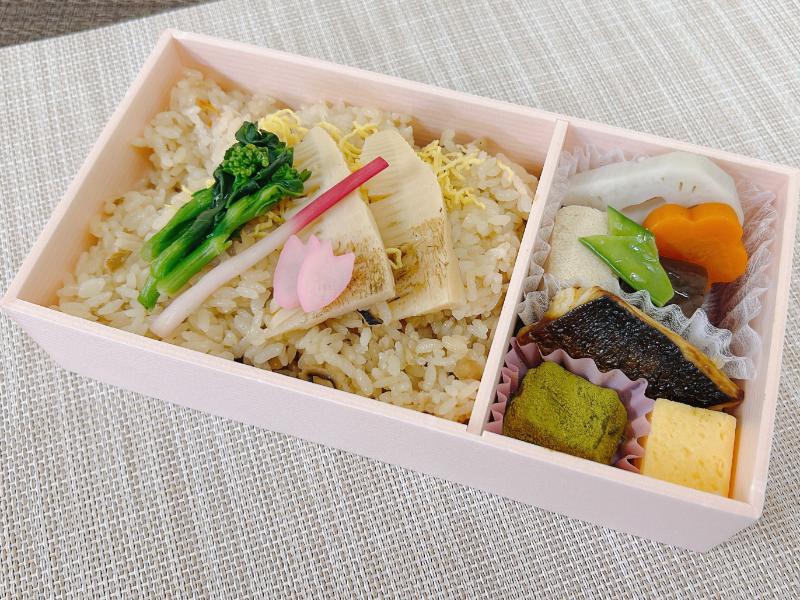 【3・4月限定】菜の花と筍の炊込み五目御飯弁当