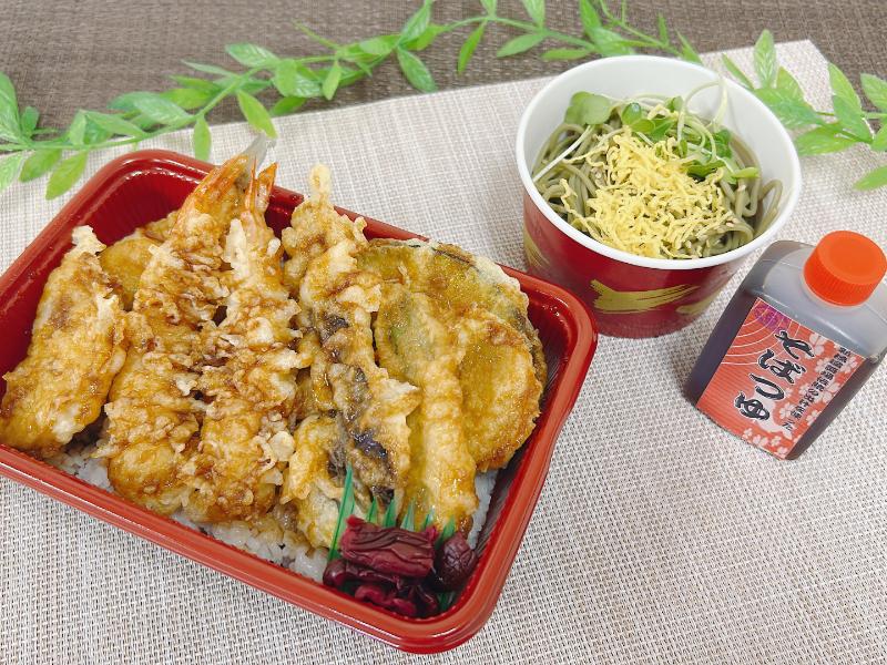 【5月～9月限定】演舞場の天重とちょい茶そば弁当