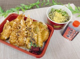 【5月～9月限定】演舞場の天重とちょい茶そば弁当