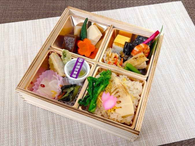 【3月～4月春季限定】演舞場幕の内 三輪～菜の花と筍の出汁茶飯膳～