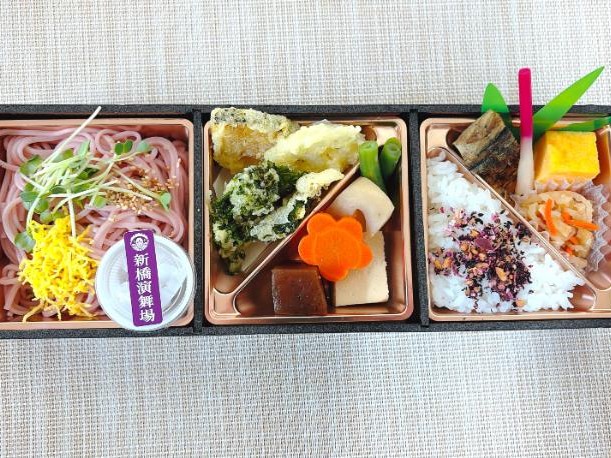 【3月～4月春季限定】演舞場　桜そば弁当