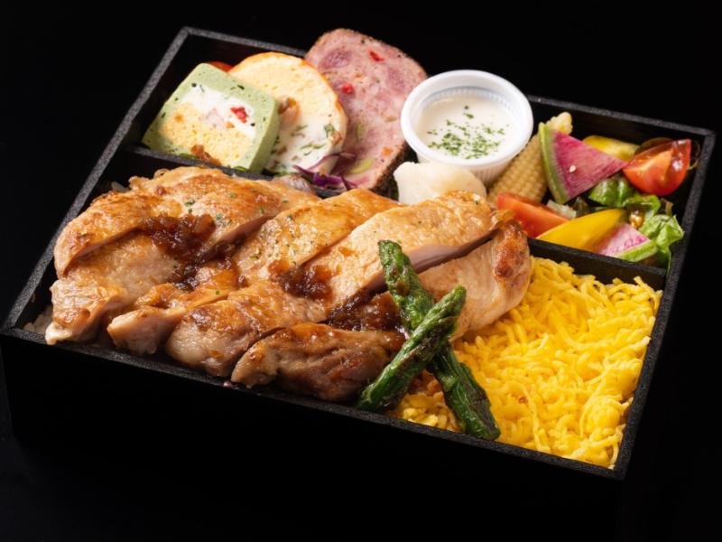 桜姫鶏のチキンステーキ弁当