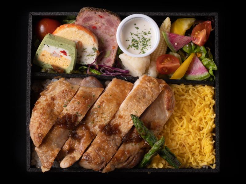 桜姫鶏のチキンステーキ弁当