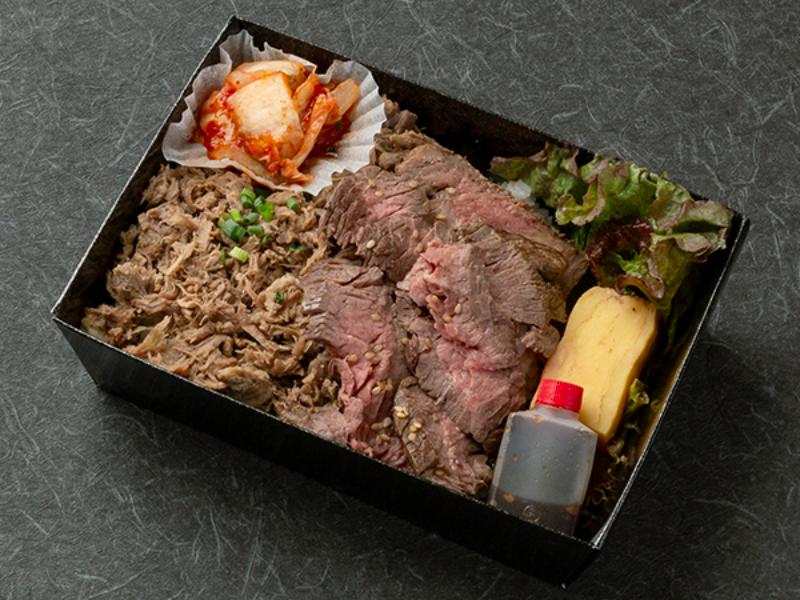 特選牛焼肉と和牛しぐれ煮重