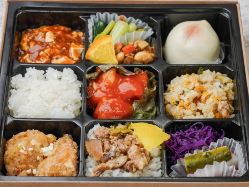 特選！彩り中華弁当【エビのチリソース】