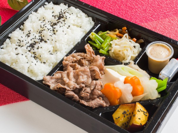 【ECO容器】黒毛和牛しゃぶしゃぶ御膳弁当 【梅】