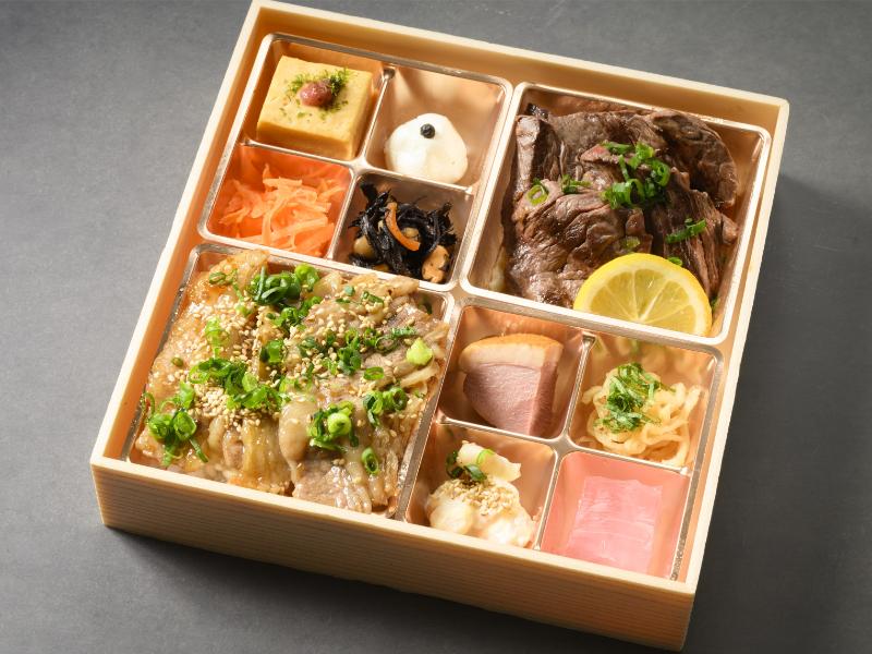 牛サガリステーキと牛カルビの贅沢味わい御膳