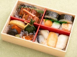本命ギフト 中谷本舗（関西）の特製柿の葉寿司弁当｢三輪｣(みわ) 1,680円 木工、竹工芸