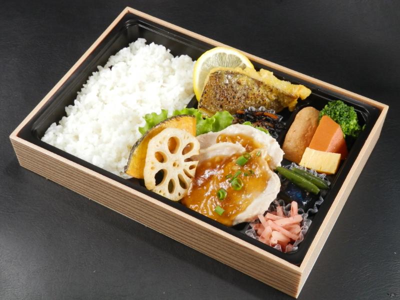 豚ロース生姜あんかけ＆カレイの西京焼き弁当