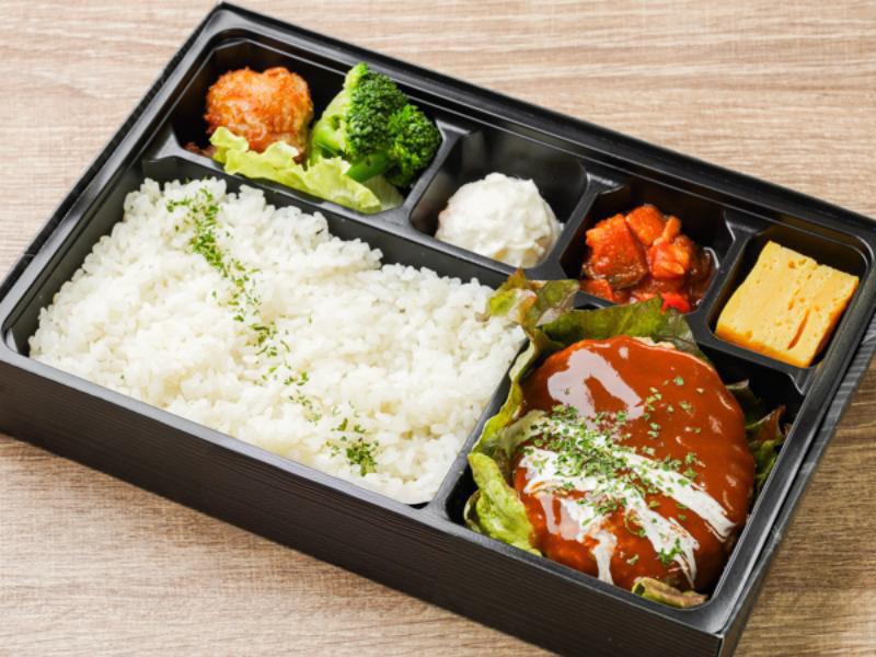 ハンバーグ赤ワイン煮ソース弁当