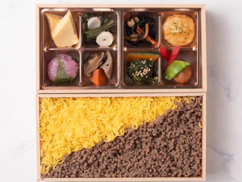 牛そぼろの彩り御膳