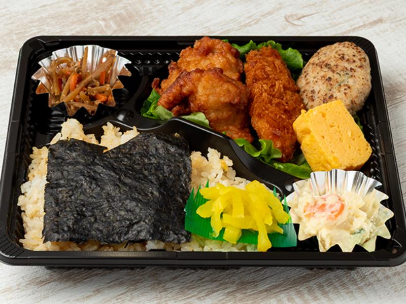 たぬきごはんの海苔弁当