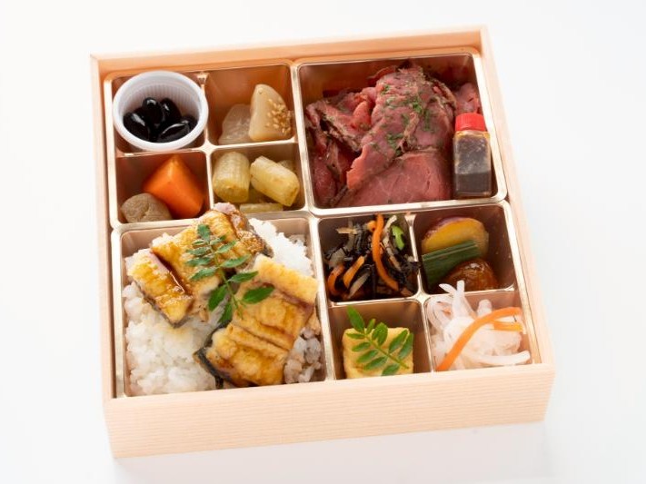おもてなし和菜膳‐赤身ローストビーフとうなぎ蒲焼き