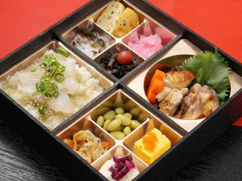 若鳥の西京焼きと真鯛の昆布じめご飯