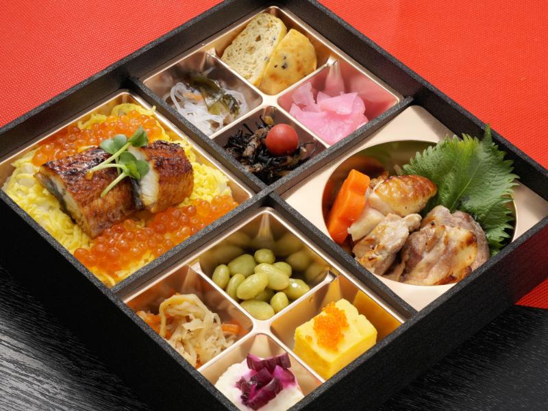 若鳥の西京焼きと鰻いくら飯