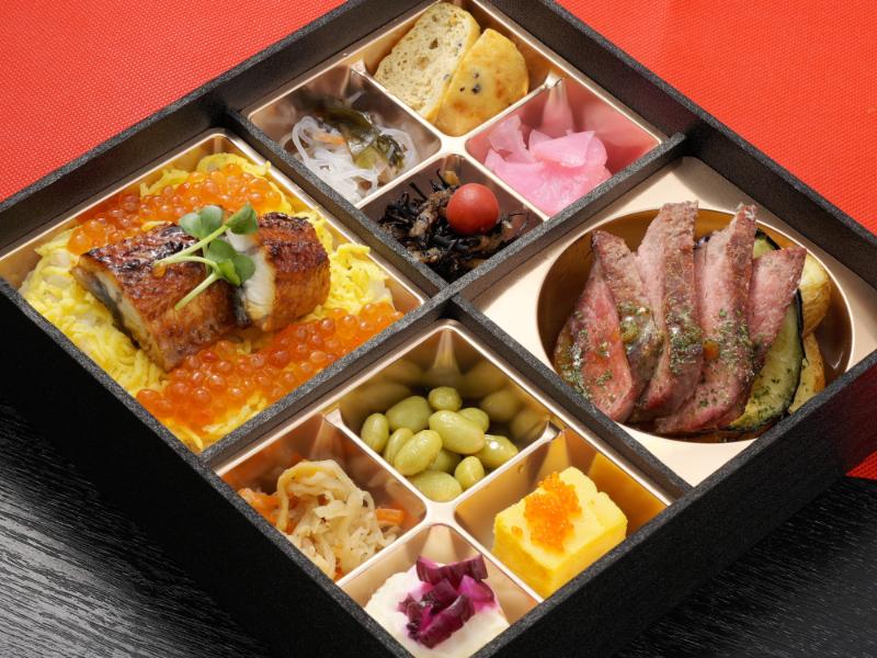 京風サーロインステーキと鰻いくら飯