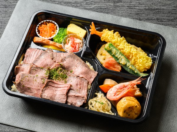 海老天御膳　ローストビーフ