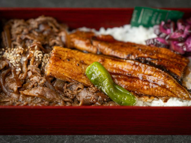 豊橋産鰻と米沢牛重